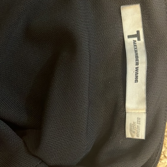 T by Alexander Wang Back Drape Short Sleeve Tee - Picture 7 of 7